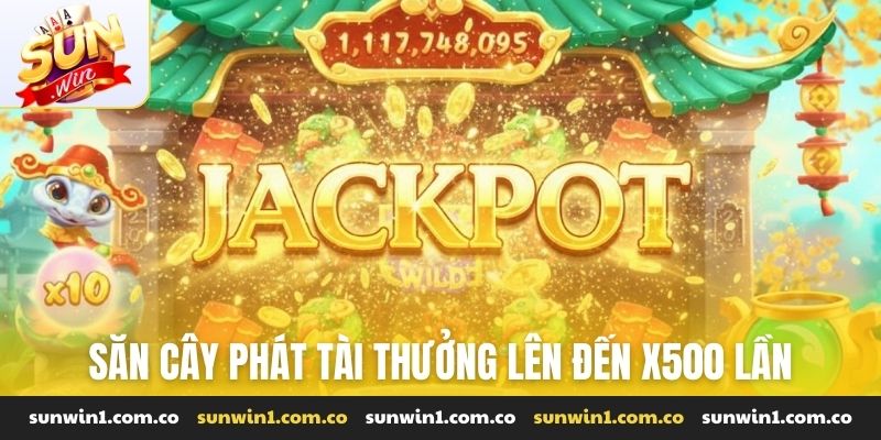 Săn cây phát tài thưởng lên đến x500 lần